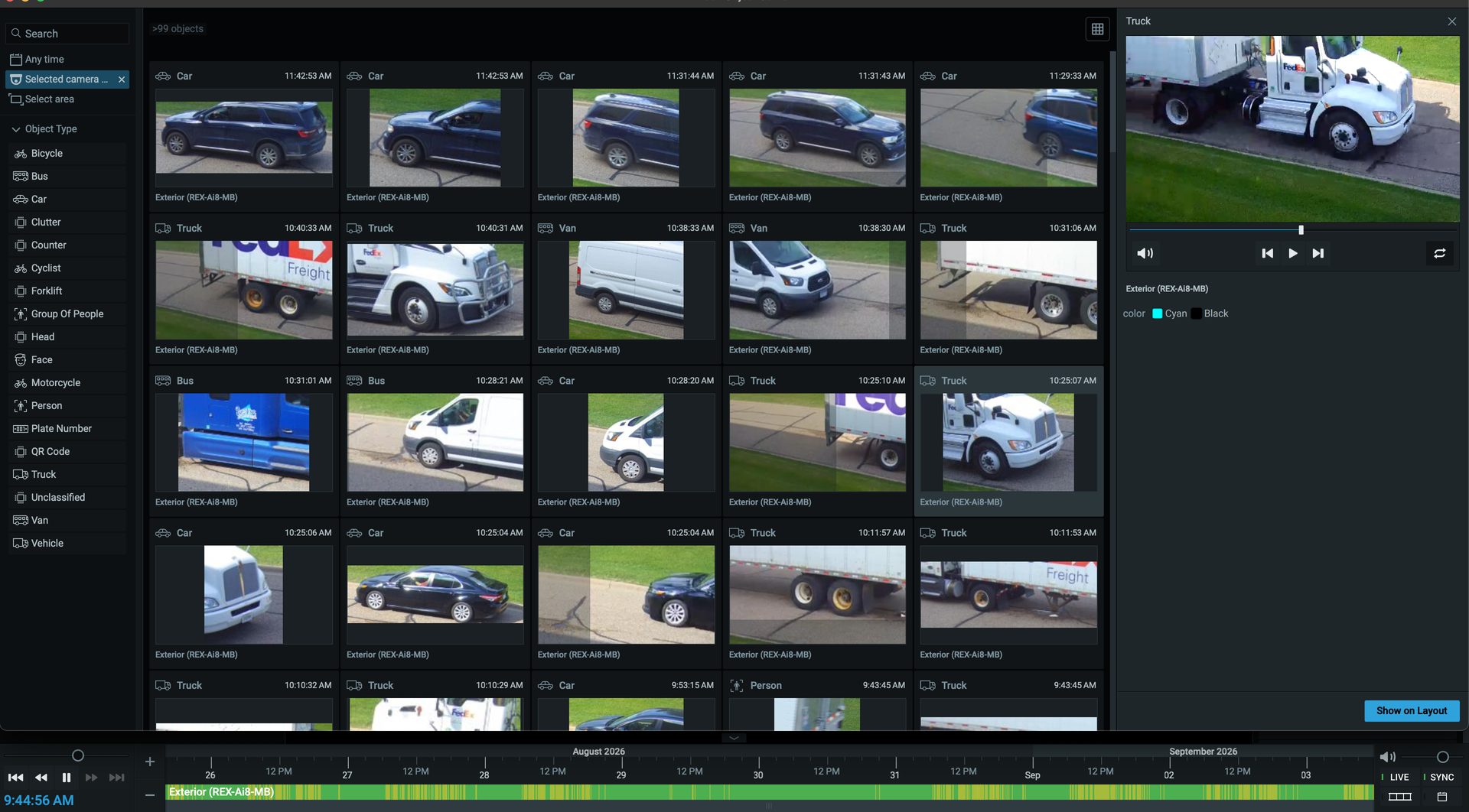 Vue advanced object search across cars, trucks, and vans